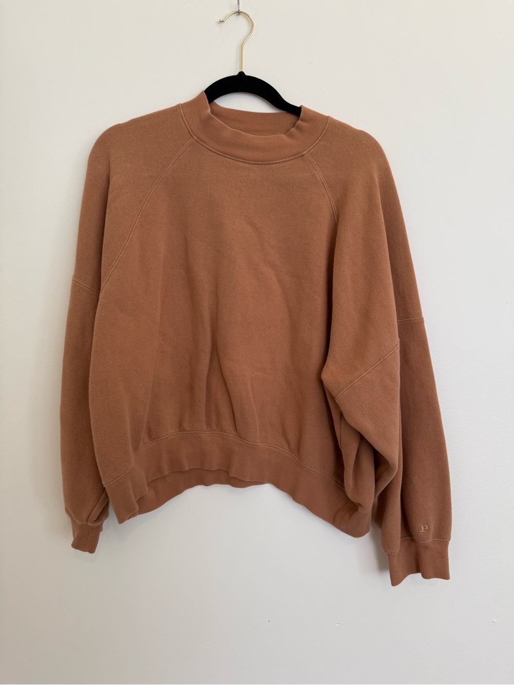 PINK Victoria's Secret Rust Brown Cowl-Neck Sweater